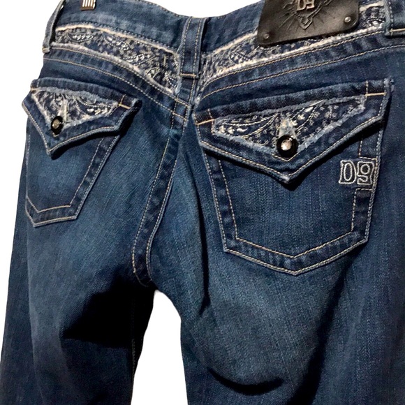 District 9 👖 Flare Jeans Size 28 - Picture 3 of 4